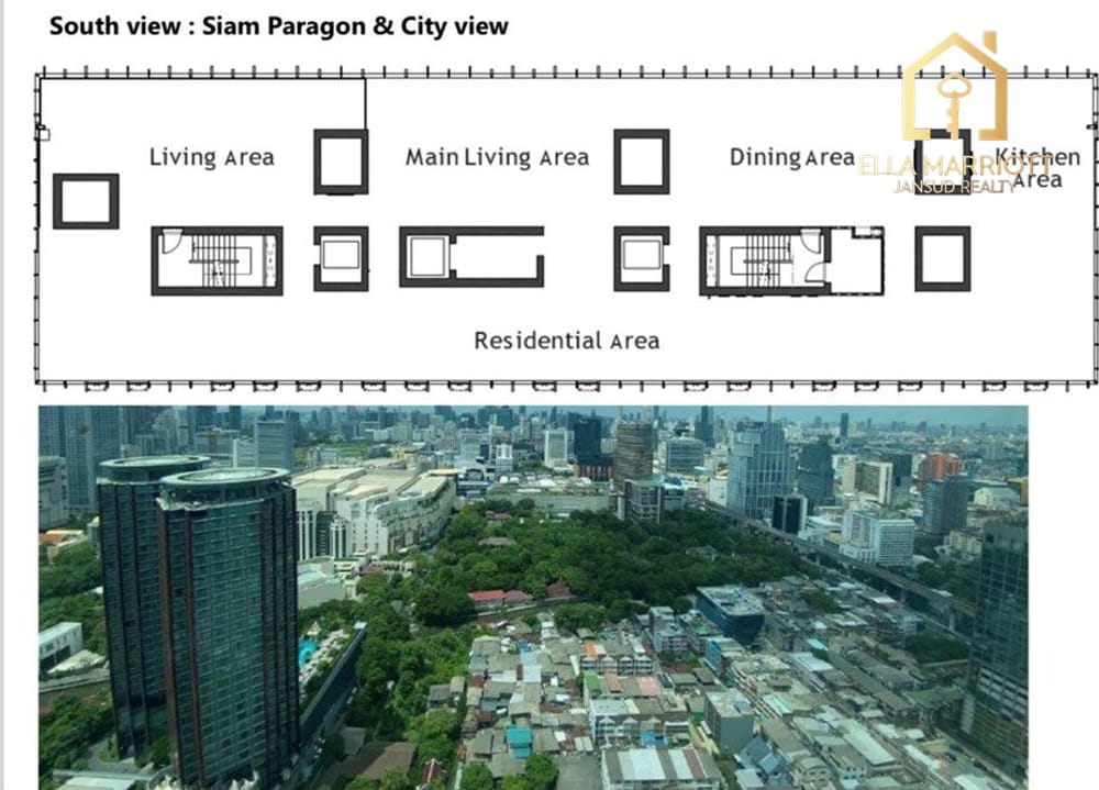 6-Schlafzimmer-Eigentumswohnung im Wish Signature Midtown Siam — 7 Gehminuten zur BTS Ratchathewi 15