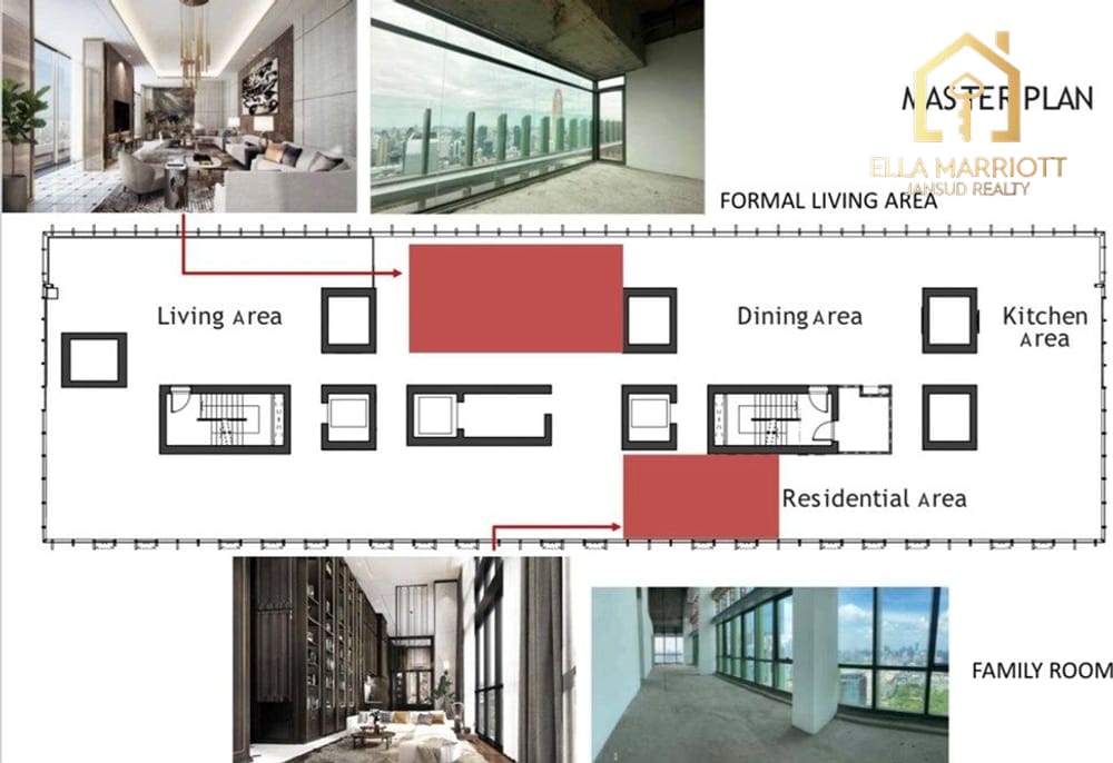 6-Schlafzimmer-Eigentumswohnung im Wish Signature Midtown Siam — 7 Gehminuten zur BTS Ratchathewi 17