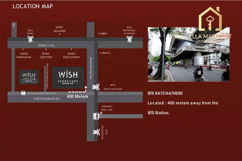 6-Schlafzimmer-Eigentumswohnung im Wish Signature Midtown Siam — 7 Gehminuten zur BTS Ratchathewi 7