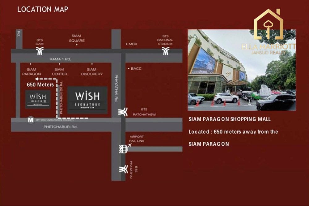6-Schlafzimmer-Eigentumswohnung im Wish Signature Midtown Siam — 7 Gehminuten zur BTS Ratchathewi 8