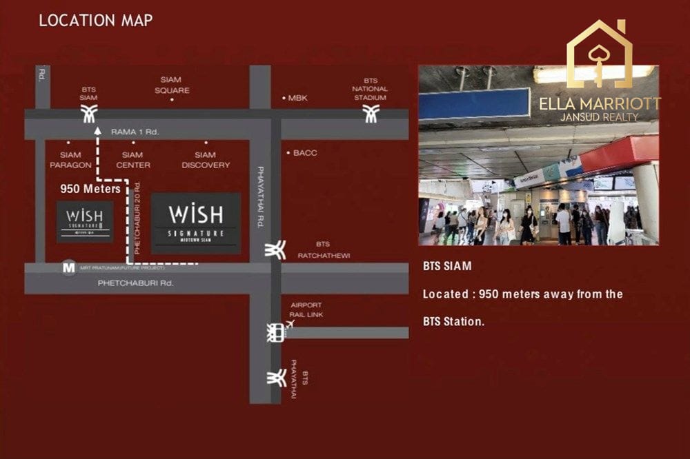 6-Schlafzimmer-Eigentumswohnung im Wish Signature Midtown Siam — 7 Gehminuten zur BTS Ratchathewi 9