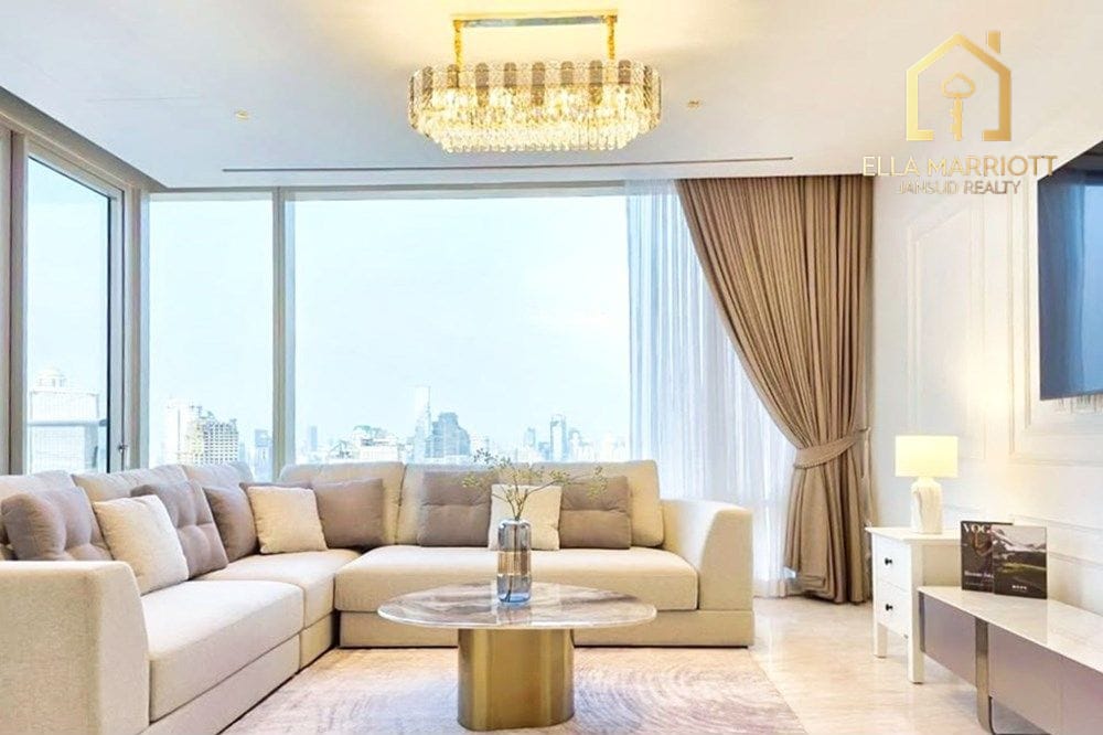 2-Bedroom Condo at Four Seasons Private Residences — 16 min walk to BTS Saphan Taksin 2