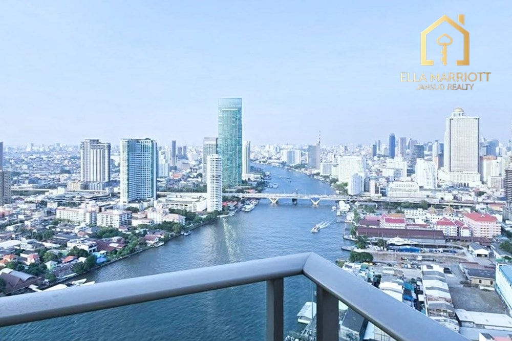 2-Bedroom Condo at Four Seasons Private Residences — 16 min walk to BTS Saphan Taksin 7