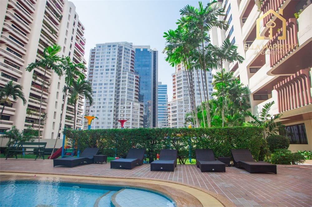 Rent 110K | 330sqm 3BR Apartment | Asoke | Pet-Friendly  | High Fl 20
