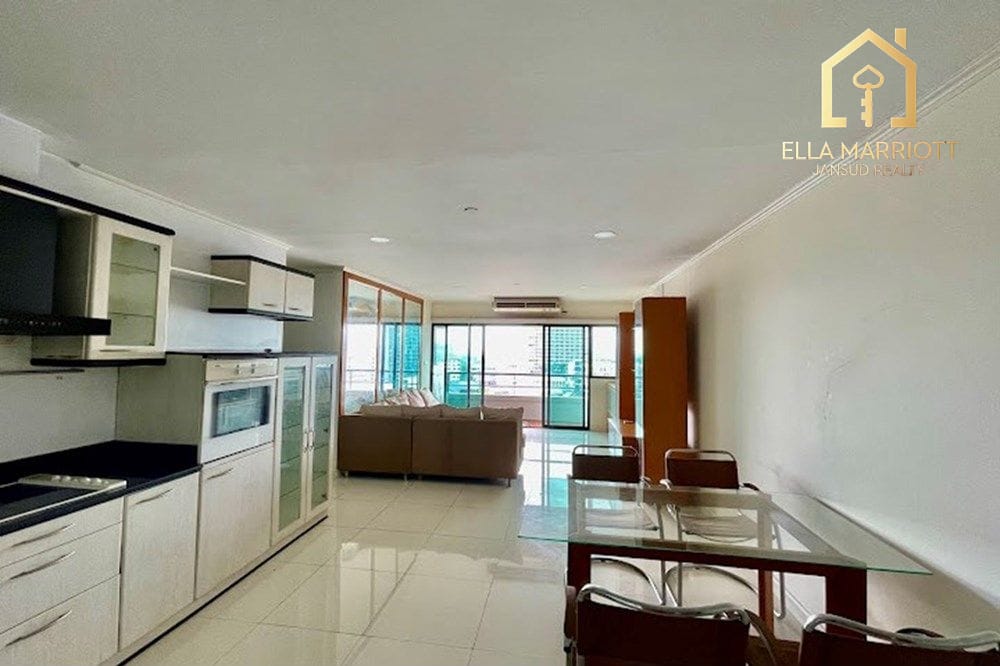 Eigentumswohnung mit 2 Schlafzimmern in Sathorn Gardens — 13 Gehminuten zur MRT Si Lom 7
