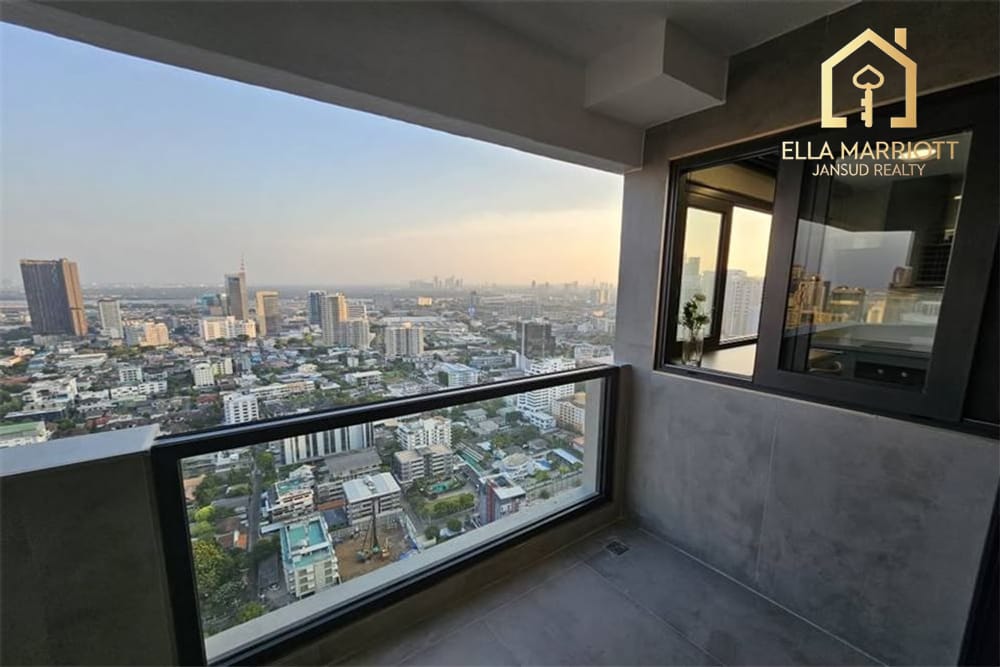 Rent 110K | 38th Fl. Corner 146sqm 3BR | River & Park Views | Near BTS 4