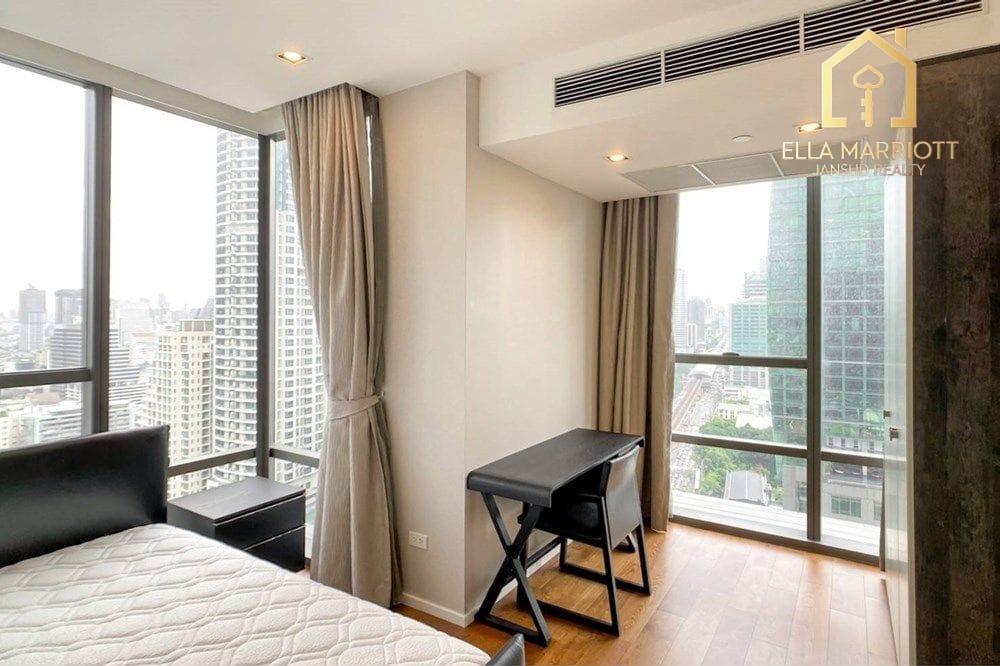 2-Bedroom Condo at The Bangkok Sathon — 2 min walk to BTS Surasak 9