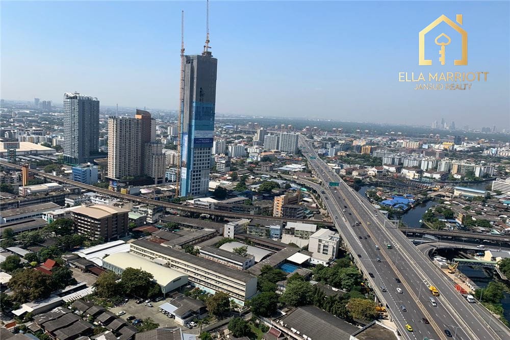 2-Bedroom Condo at The Base Park West Sukhumvit 77 — 16 min walk to BTS On Nut 10