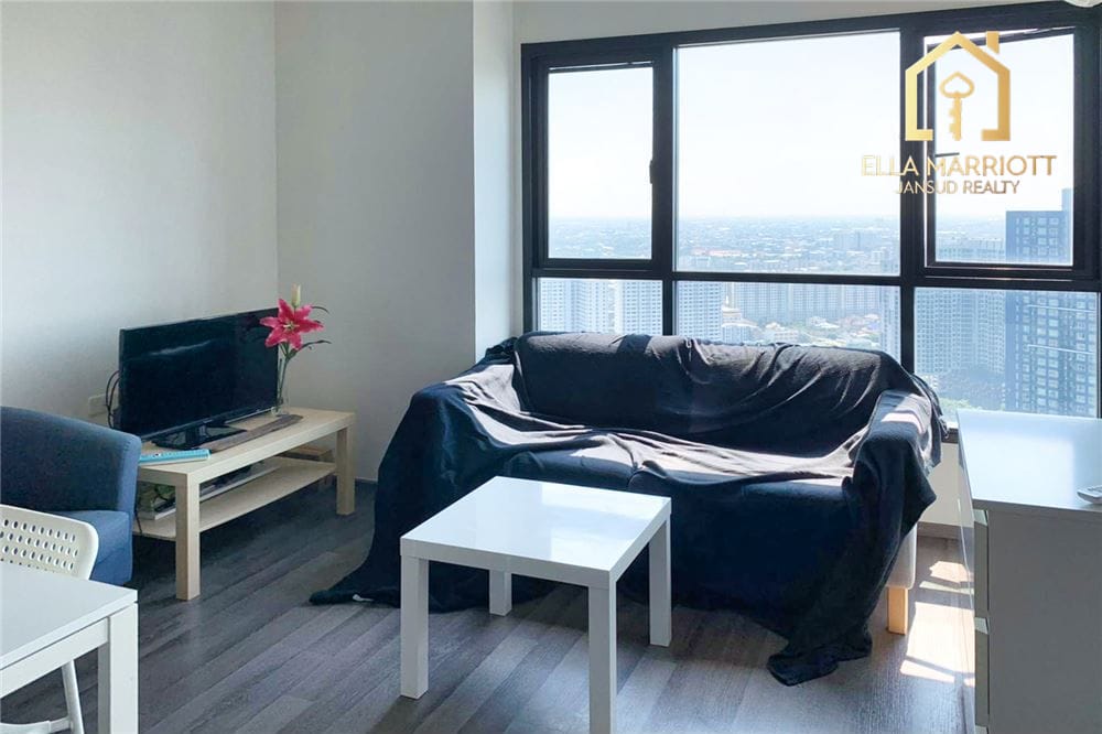 2-Bedroom Condo at The Base Park West Sukhumvit 77 — 16 min walk to BTS On Nut 2
