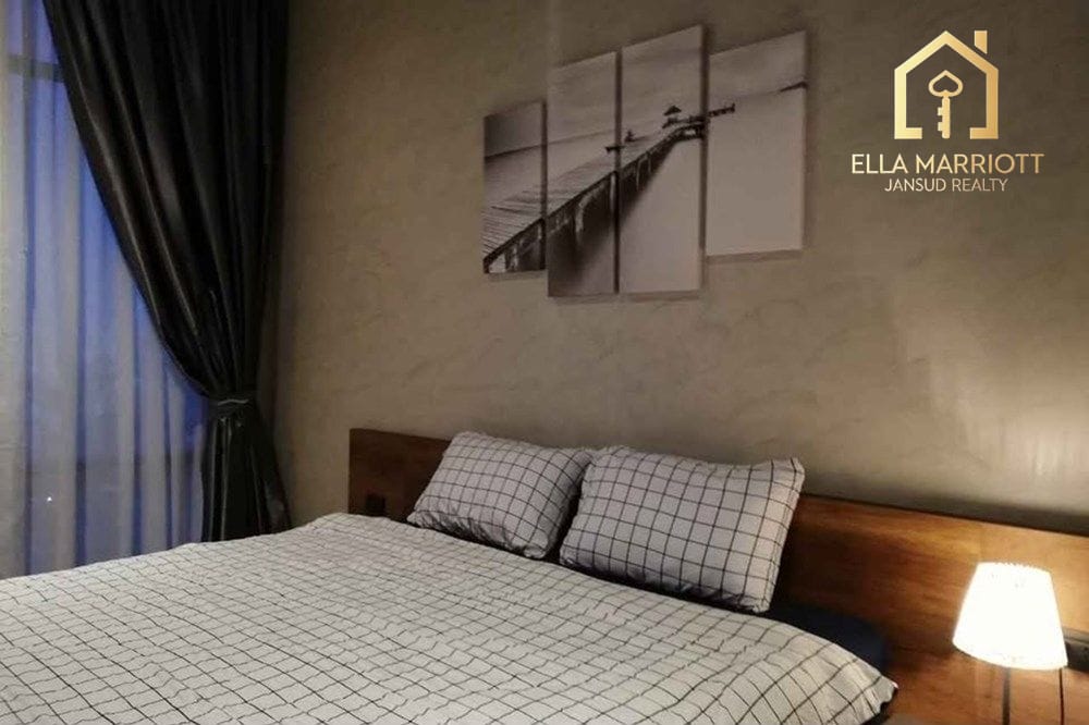 Zu vermieten: 2-Schlafzimmer-Eigentumswohnung in The Lofts Asoke, 4 Min. Fußweg zur MRT Phetchaburi. 7