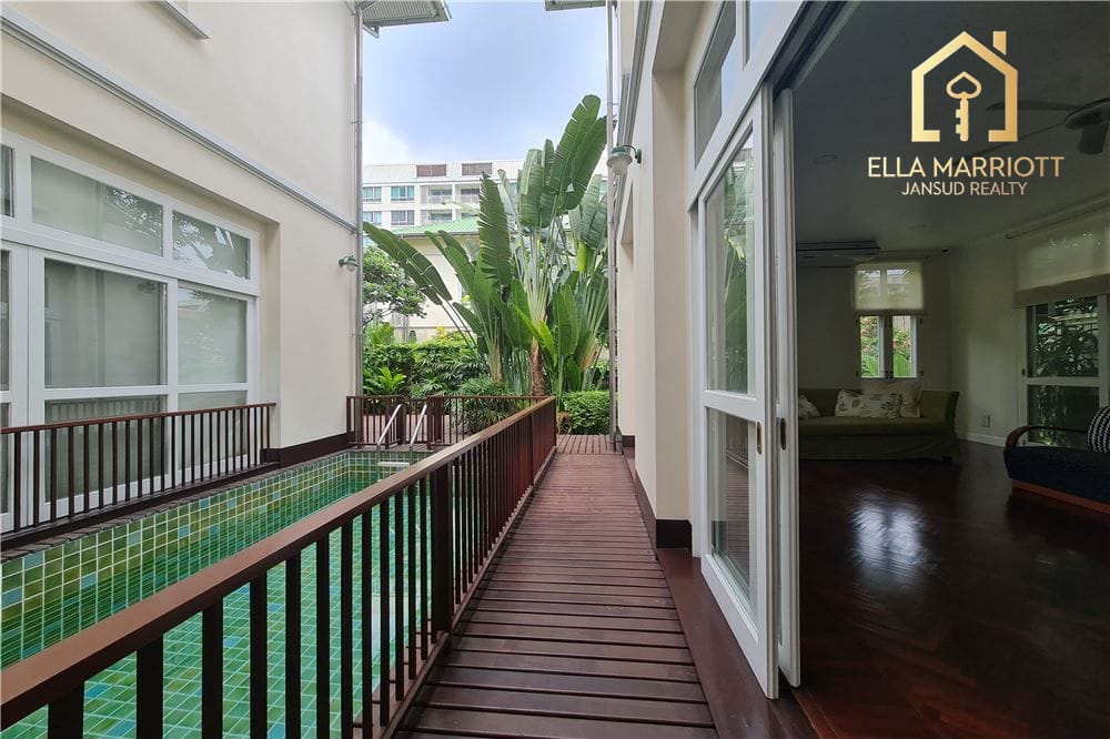 Zu vermieten | Einfamilienhaus mit privatem Pool in der Gegend Sukhumvit-Thonglor 10