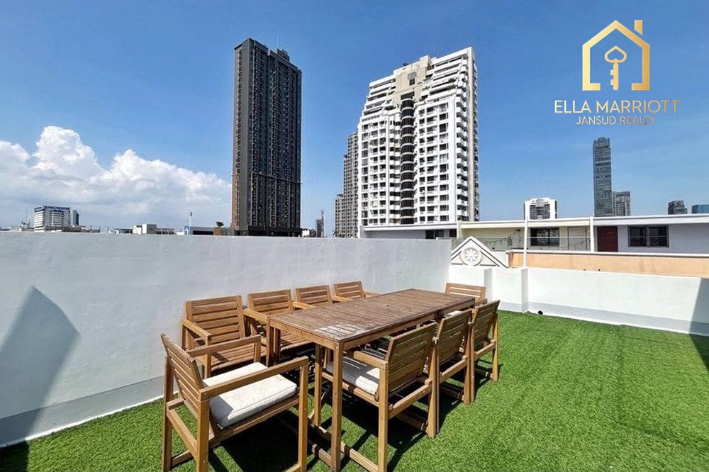 Rent 130K | 600sqm 5-Storey House | 5BR+Office | Thonglor 25 | Pets OK 14