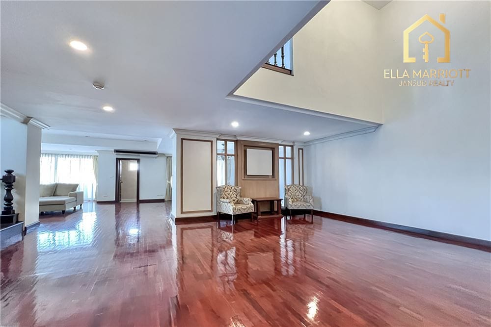 Rent 80K | 380sqm 4BR Duplex | Cat-Friendly | Best Value Phloen Chit 2
