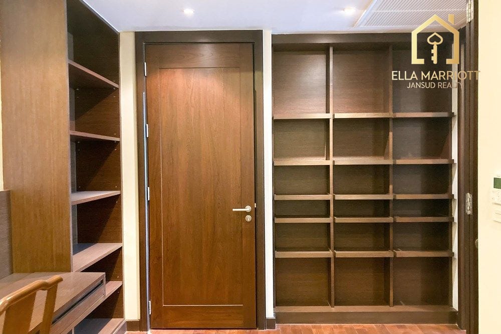 Rent 95K | Massive 245sqm 3+1BR Thonglor Suite | Study Flex 4BR 14