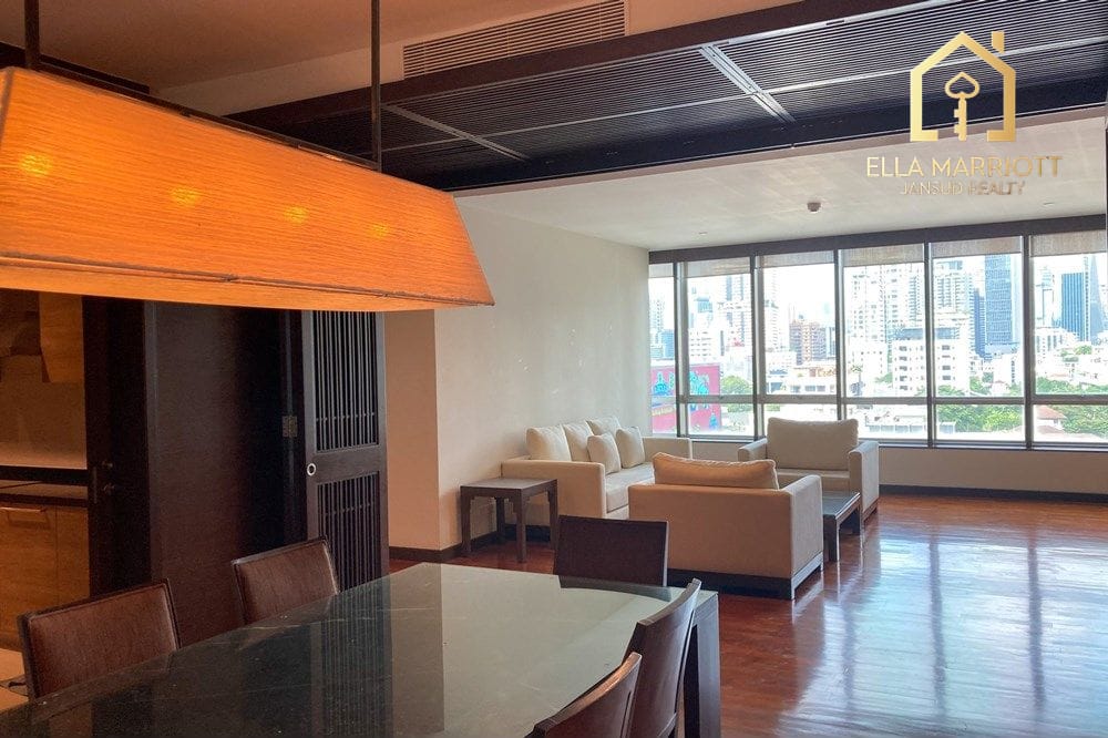 Rent 95K | Massive 245sqm 3+1BR Thonglor Suite | Study Flex 4BR 3