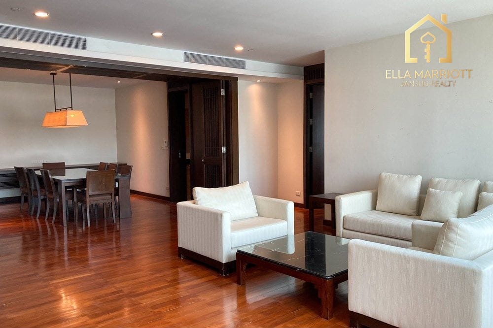Rent 95K | Massive 245sqm 3+1BR Thonglor Suite | Study Flex 4BR 4