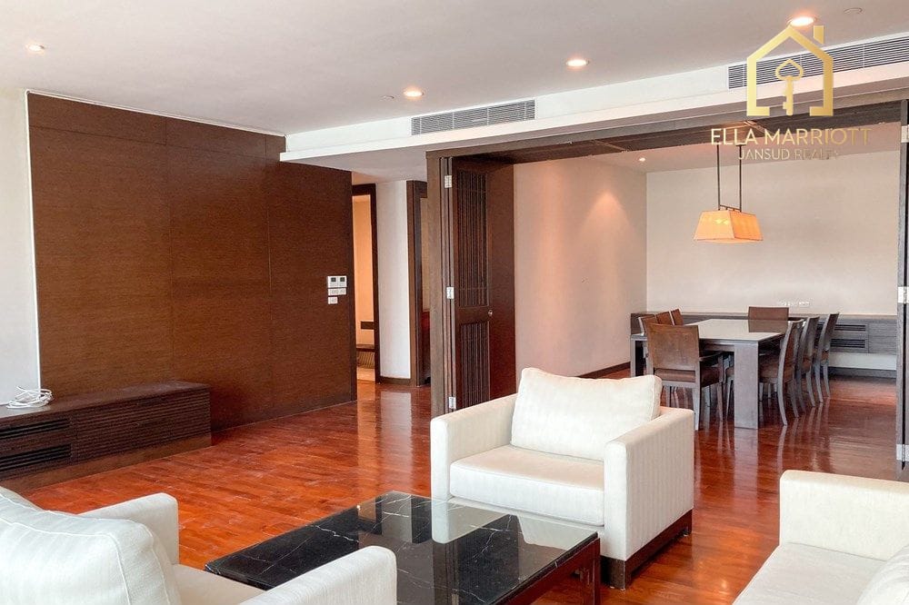 Rent 95K | Massive 245sqm 3+1BR Thonglor Suite | Study Flex 4BR 7