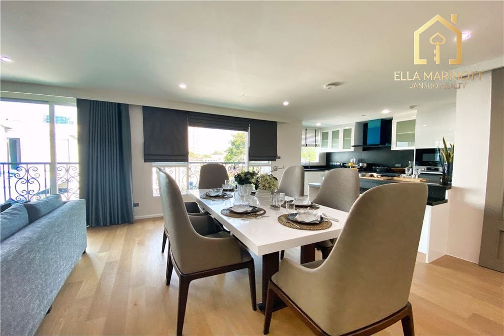 Executive 220sqm 3BR | Heart of Ekkamai | Pet-Friendly Low-Rise | 170K 5