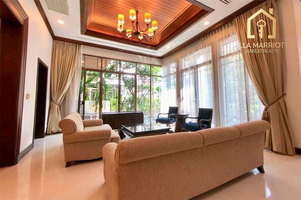 Rent 200K | Spacious 5BR Detached Home in Sathorn Compound with Private Pool & Garden 4