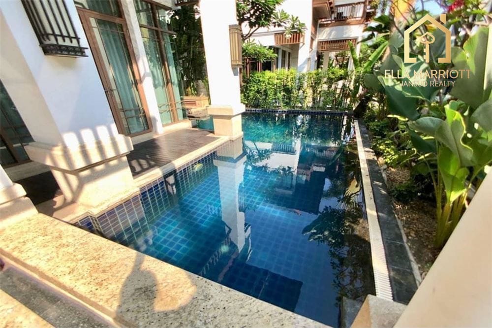 Rent 200K | Spacious 5BR Detached Home in Sathorn Compound with Private Pool & Garden 6