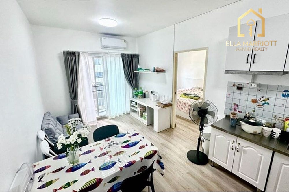 2-Bedroom Condo at A Space Asoke-Ratchada — 12 min walk to MRT Phra Ram 9 2