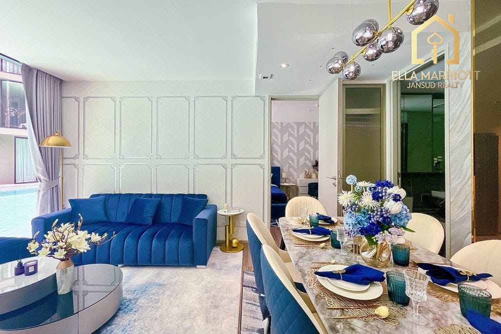 For Rent: 3BR Corner Unit with Pool Access at Fynn Asoke, Sukhumvit 10 2