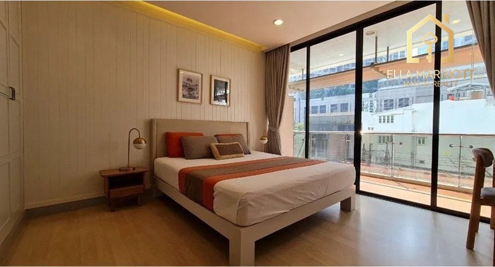 For Rent: Modern Low-Rise 1BR Apartment Near BTS Ploenchit 8