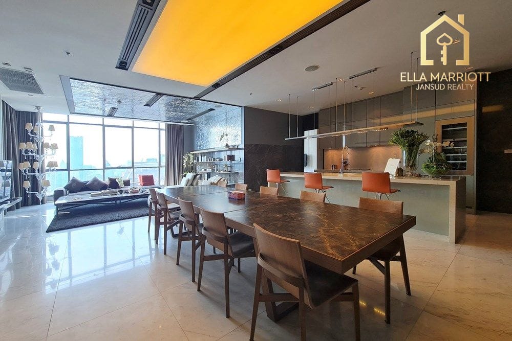 Luxury 3-Bedroom Penthouse with Private Pool Just 4 Mins Walk from BTS Nana 15
