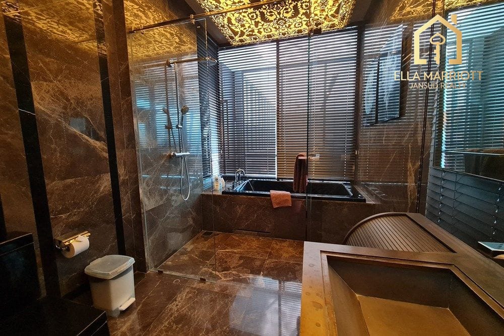 Luxury 3-Bedroom Penthouse with Private Pool Just 4 Mins Walk from BTS Nana 22