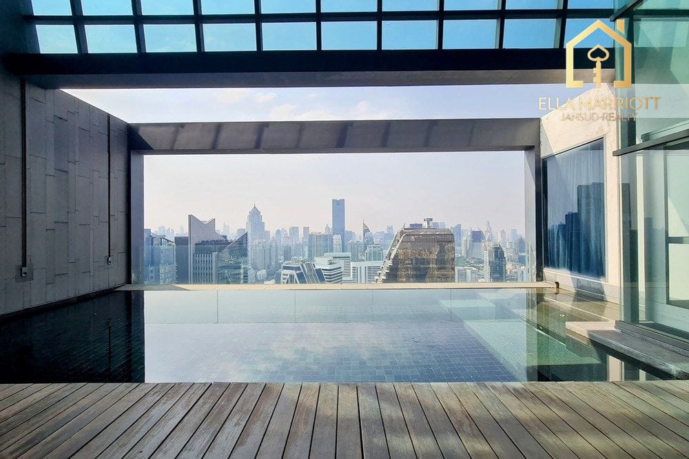 Luxury 3-Bedroom Penthouse with Private Pool Just 4 Mins Walk from BTS Nana 3