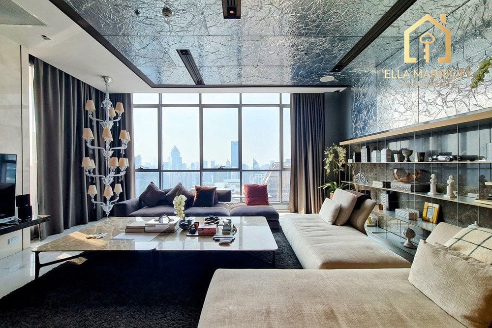 Luxury 3-Bedroom Penthouse with Private Pool Just 4 Mins Walk from BTS Nana 4