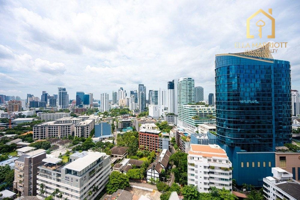 素坤逸1到71巷通罗站Hampton Thonglor 10公寓90平方米2室2卫出售 3