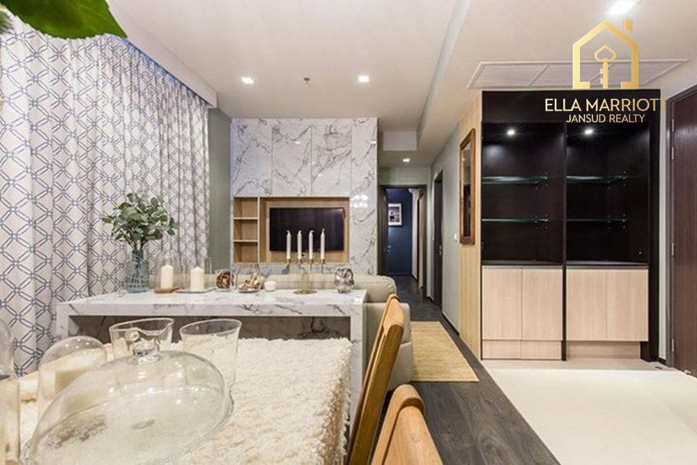 素坤逸路（下）那那站Edge Sukhumvit 23公寓62.92平方米2室2卫出租 7