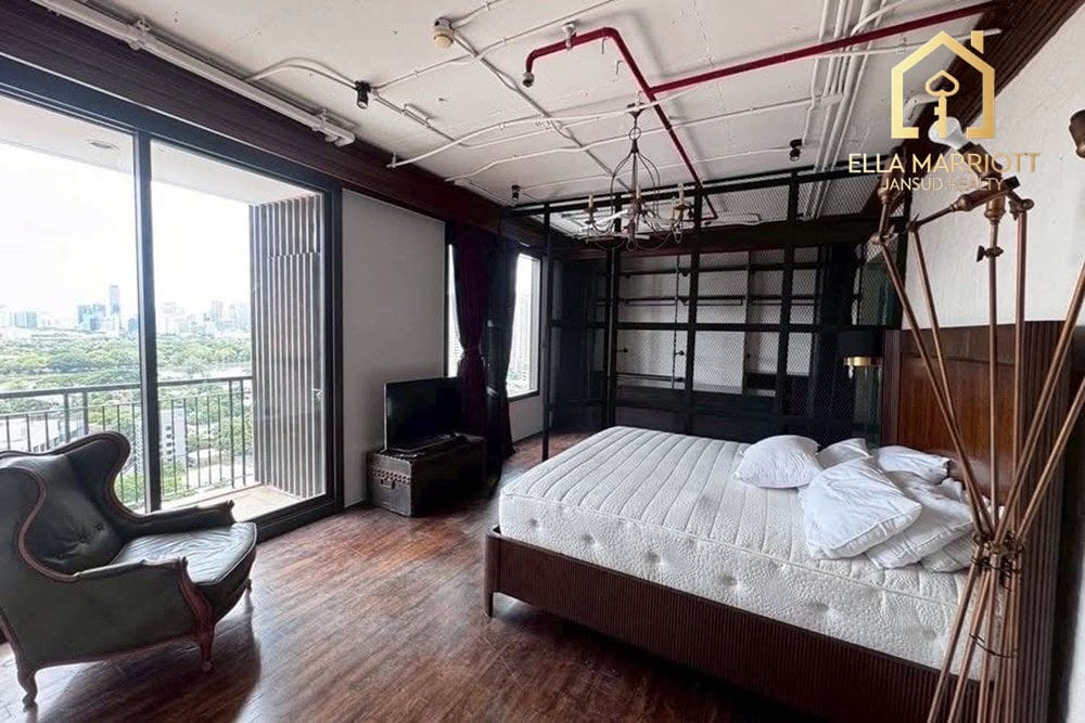 Luxuriöses 3-SZ-Loft im Aguston Sukhumvit 22 | Haustierfreundlich | 16 Gehminuten zur MRT Queen Sirikit 6