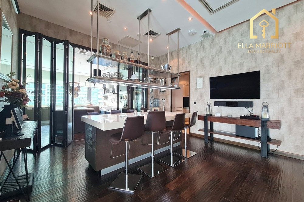 Ultra-seltene 3-Zimmer-Eigentumswohnung mit Privatpool | 455 m² | 7 Min. Fußweg zur BTS Phrom Phong, Sukhumvit 39 11
