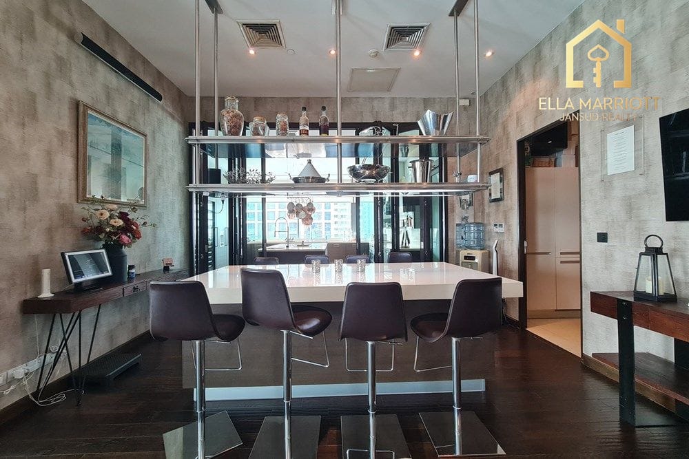 Ultra-seltene 3-Zimmer-Eigentumswohnung mit Privatpool | 455 m² | 7 Min. Fußweg zur BTS Phrom Phong, Sukhumvit 39 12