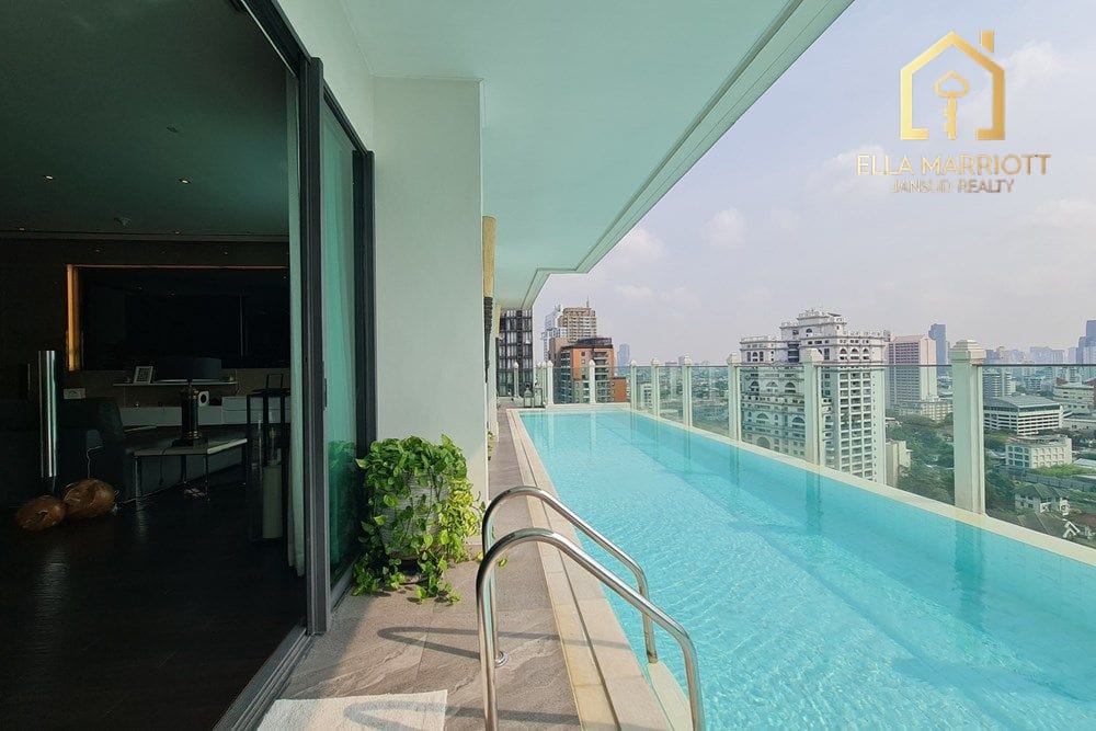 Ultra-seltene 3-Zimmer-Eigentumswohnung mit Privatpool | 455 m² | 7 Min. Fußweg zur BTS Phrom Phong, Sukhumvit 39 2