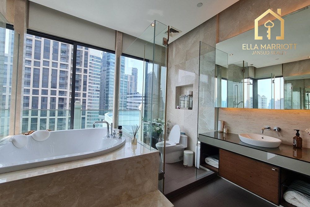 Ultra-seltene 3-Zimmer-Eigentumswohnung mit Privatpool | 455 m² | 7 Min. Fußweg zur BTS Phrom Phong, Sukhumvit 39 20