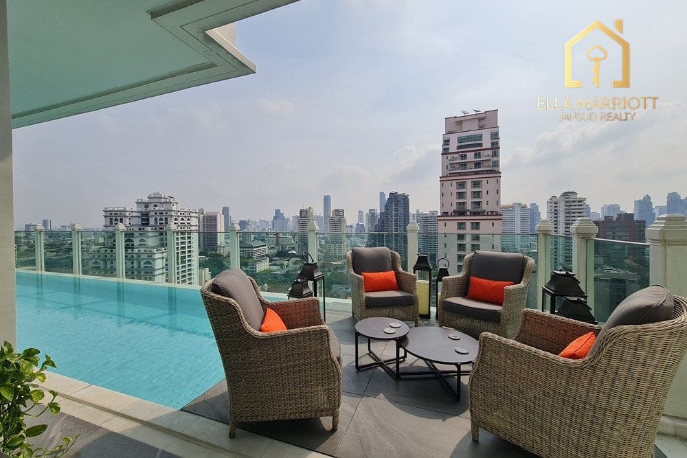 Ultra-seltene 3-Zimmer-Eigentumswohnung mit Privatpool | 455 m² | 7 Min. Fußweg zur BTS Phrom Phong, Sukhumvit 39 21