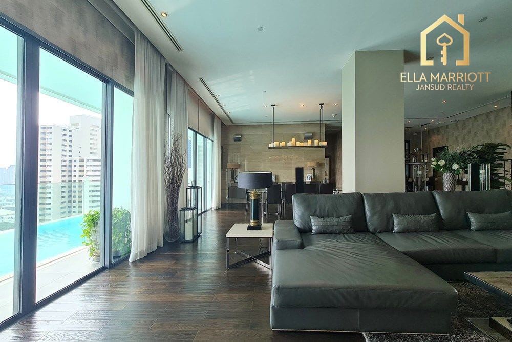 Ultra-seltene 3-Zimmer-Eigentumswohnung mit Privatpool | 455 m² | 7 Min. Fußweg zur BTS Phrom Phong, Sukhumvit 39 6