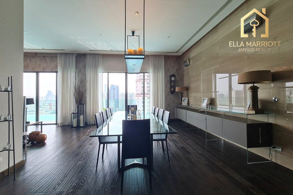 Ultra-seltene 3-Zimmer-Eigentumswohnung mit Privatpool | 455 m² | 7 Min. Fußweg zur BTS Phrom Phong, Sukhumvit 39 8