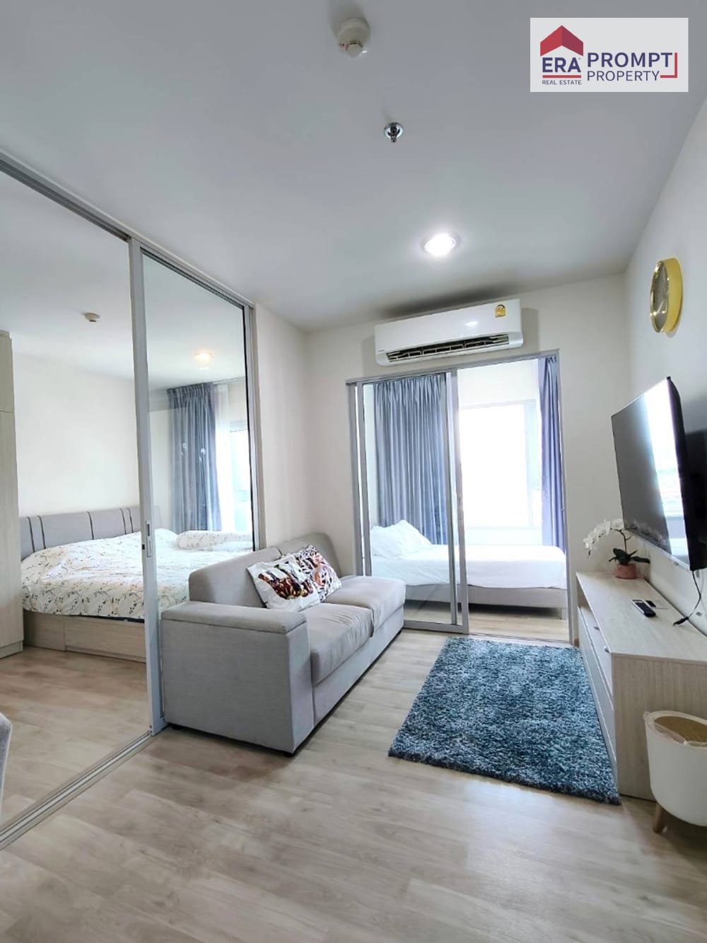 For Sale: Niche MONO Ramkhamhaeng Condominium Experience elevated living with one of the largest facility zones in Ramkhamhaeng — designed for every lifestyle. Bright, airy corner unit with modern design, relaxing atmosphere, and a beautiful open view. 2