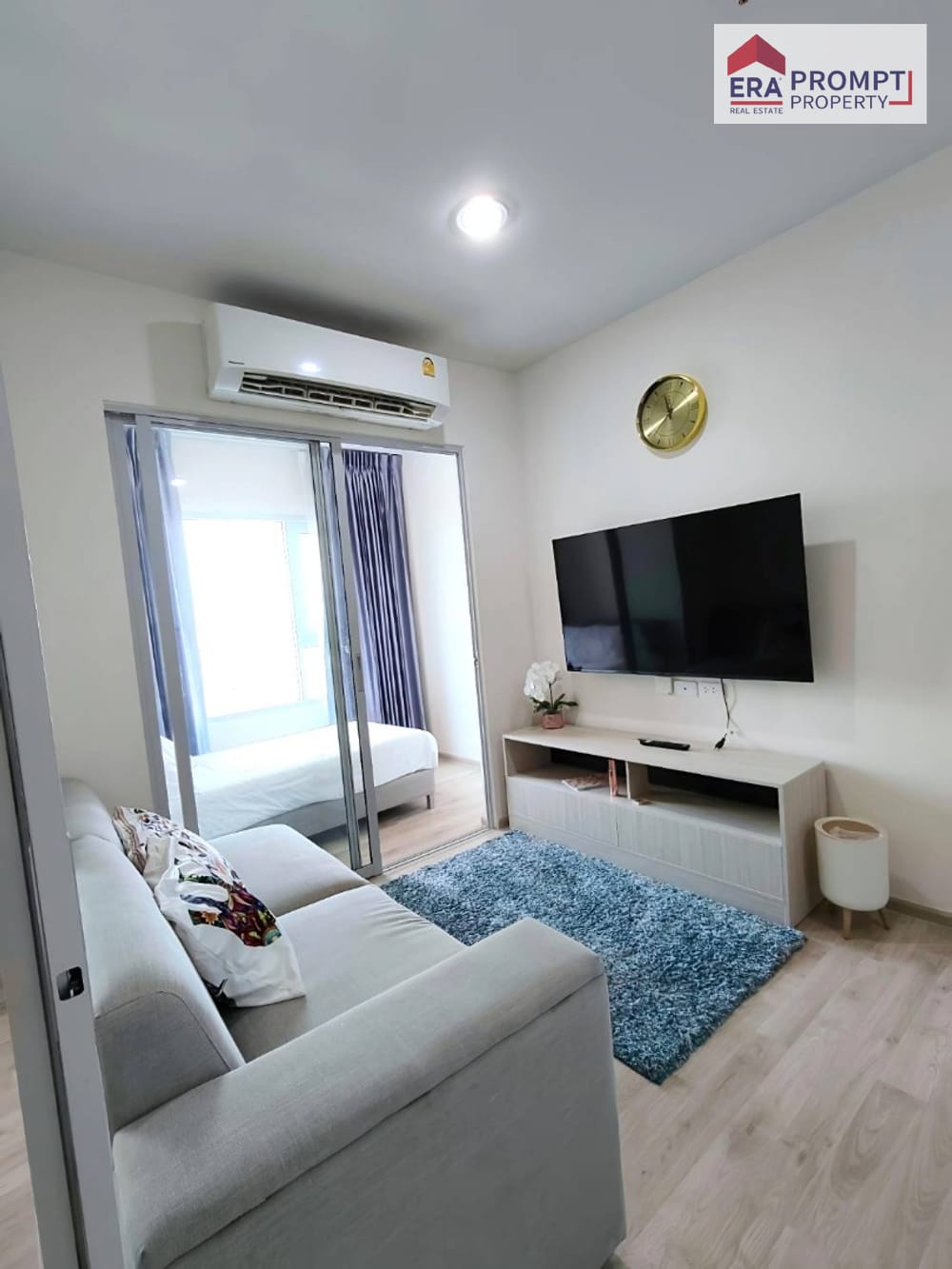 For Sale: Niche MONO Ramkhamhaeng Condominium Experience elevated living with one of the largest facility zones in Ramkhamhaeng — designed for every lifestyle. Bright, airy corner unit with modern design, relaxing atmosphere, and a beautiful open view. 4