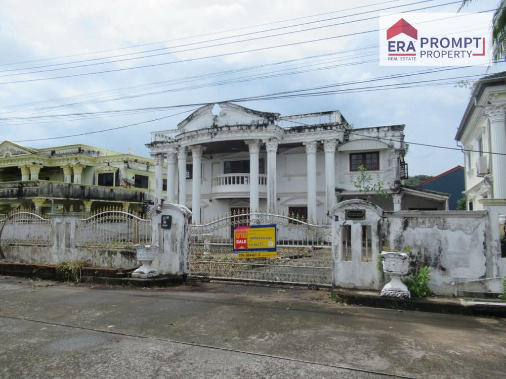 NPA HOT DEAL บ้านเดี่ยว 2 ชั้น โครงการคฤหาสน์ธานี ติดถนนศักดิเดชน์ ทำเลเดินทางสะดวก ใกล้ชุมชน ทางไปอ่าวมะขาม ราคาพิเศษต่ำกว่าตลาด เหมาะอยู่อาศัยหรือรีโนเวทเพิ่มมูลค่า 11