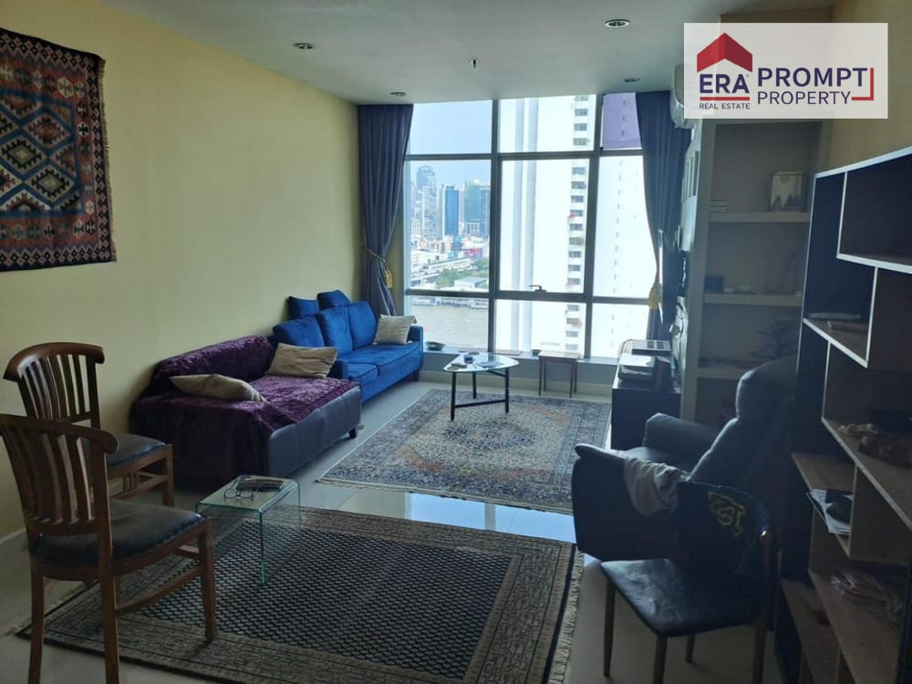 曼谷空讪郑皇桥站Baan Sathorn - Chaophraya 公寓91.55平米2室2卫出售 2