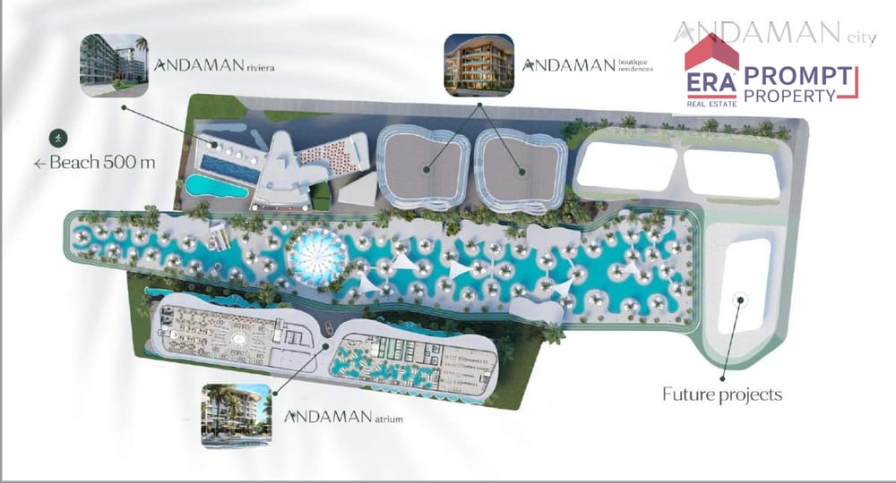 普吉岛邦陶海滩Atrium Andaman City公寓35.74平米1室1卫出售 12