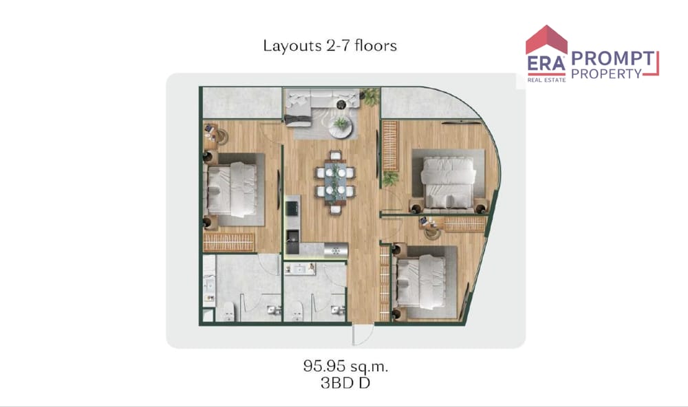 普吉岛邦陶海滩Atrium Andaman City公寓35.74平米1室1卫出售 47