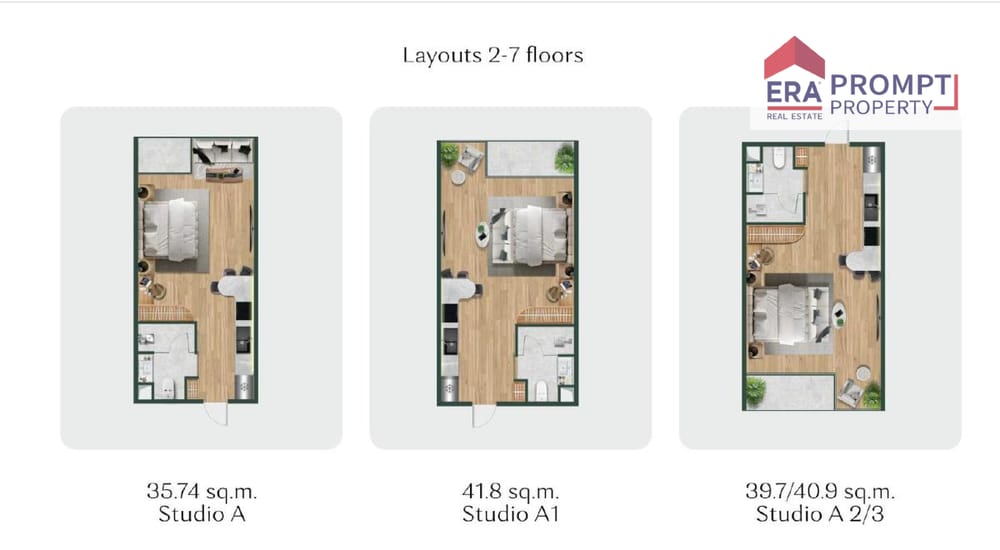 普吉岛邦陶海滩Atrium Andaman City公寓35.74平米1室1卫出售 48