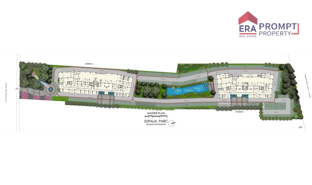 曼谷萱銮Supalai Parc Ekkamai-Pattanakarn公寓56平米1室1卫出售 19