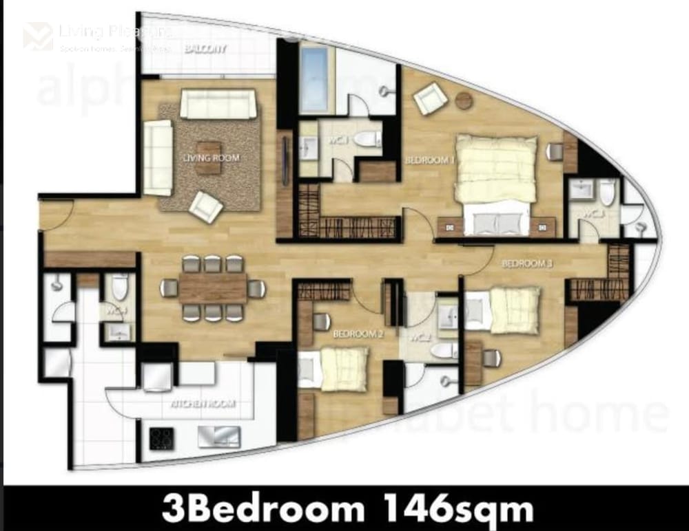 3 Bedroom for Rent & Sale I Millenium Residences I BTS Asoke & MRT Sukhumvit 15